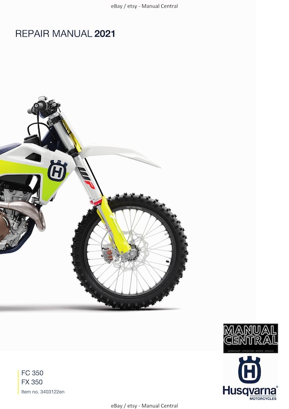 Husqvarna 2021 - FC FX 350 - Workshop Service Repair Manual