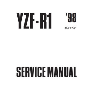 Yamaha YZF-R1 1998 TO 2000 - Workshop Service Repair Manual