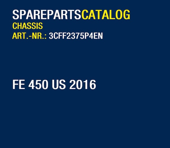 Husqvarna 2016 FE 450 US- Parts Manual Catalog