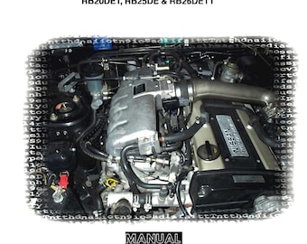 Nissan R32 Skyline Engines - CA18i RB20E RB20DE RB20DET RB25DE RB26DETT - Workshop Service Repair Manual