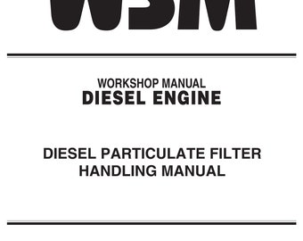 Kubota-dieselmotor - roetfilter - roetfiltergebruikershandleiding - werkplaatshandboek
