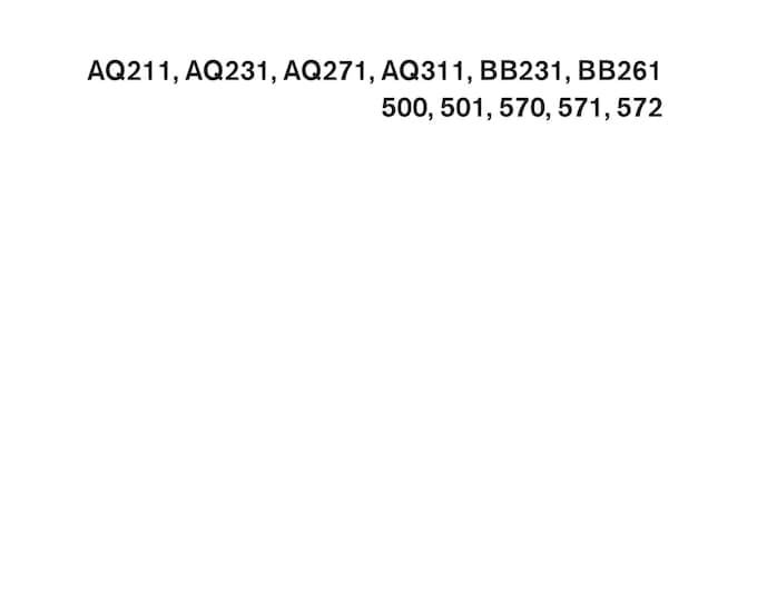 Volvo Penta Engine Unit - AQ211 AQ231 AQ271 AQ311 BB231 BB261 500 501 570 571 572  - Workshop Service Repair Manual
