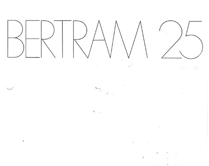 Bertram 25 - Owners Manual
