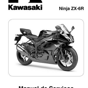 Portugese Language - Kawasaki Ninja ZX-6R - 2009 to 2012 - Manual de Servicos - ZX600R9 ZX600RA ZX600RB ZX600RC