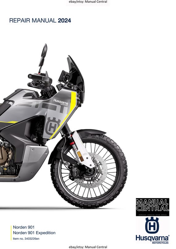 Husqvarna 2024 - Norden 901 Expedition - Service Workshop Repair Manual