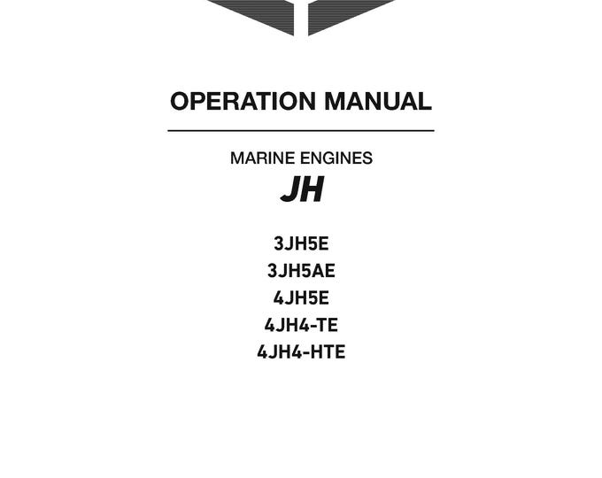 Yanmar Marine Engine -  3JH5E 3JH5AE 4JH5E 4JH4-TE 4JH4-HTE