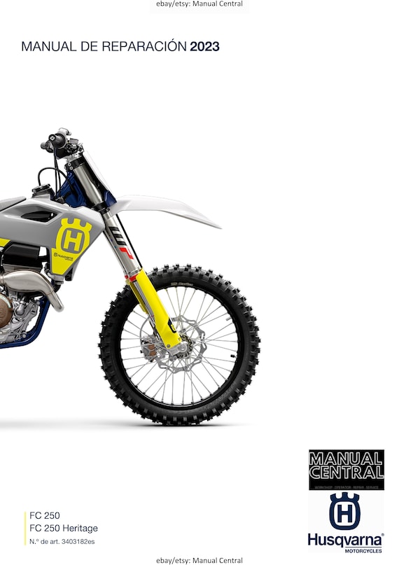 Spanish Language - Husqvarna 2023 - FC 250 Heritage - Manual de Reparacion