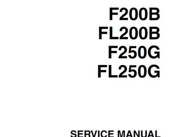 Manual de taller y reparación de Yamaha F200B, FL200B, F250G y FL250G