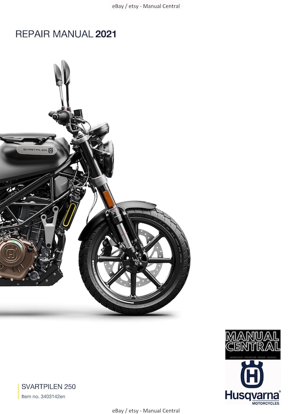 Husqvarna 2021 - Svartpilen 250 - Workshop Service Repair Manual