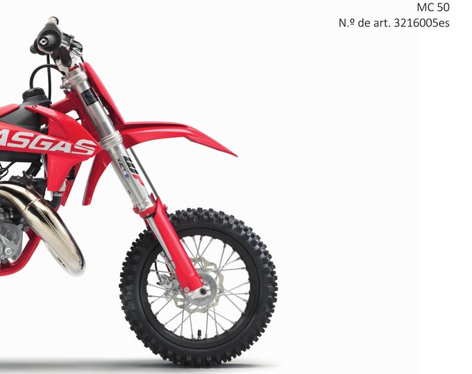 Spanish Language - Gasgas 2021 - MC 50 - Manual de Reparacion