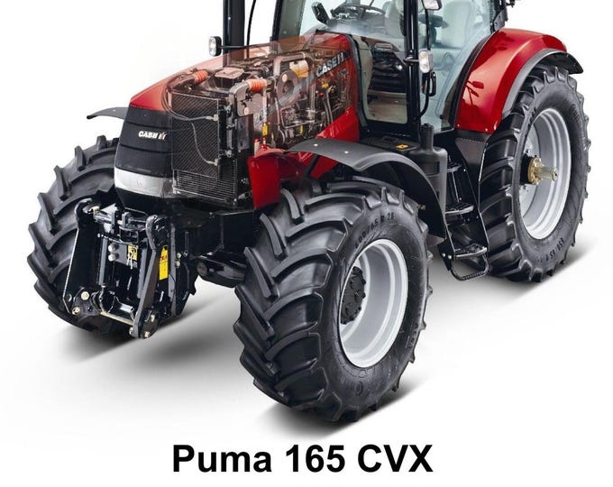 Case Tractor Agriculture - Puma 165 180 195 210 225 CVX -  Repair Workshop Service Manual Reprinted - 2009 REVISION