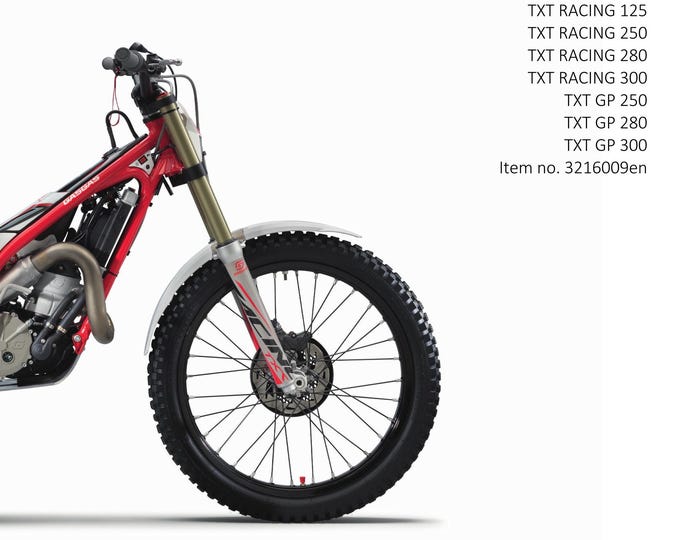 Gasgas 2021 - Txt Racing GP 125 250 280 300 - Workshop Service Repair Manual