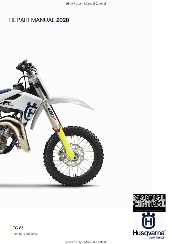 Husqvarna 2020 - TC 65 - Workshop Service Repair Manual