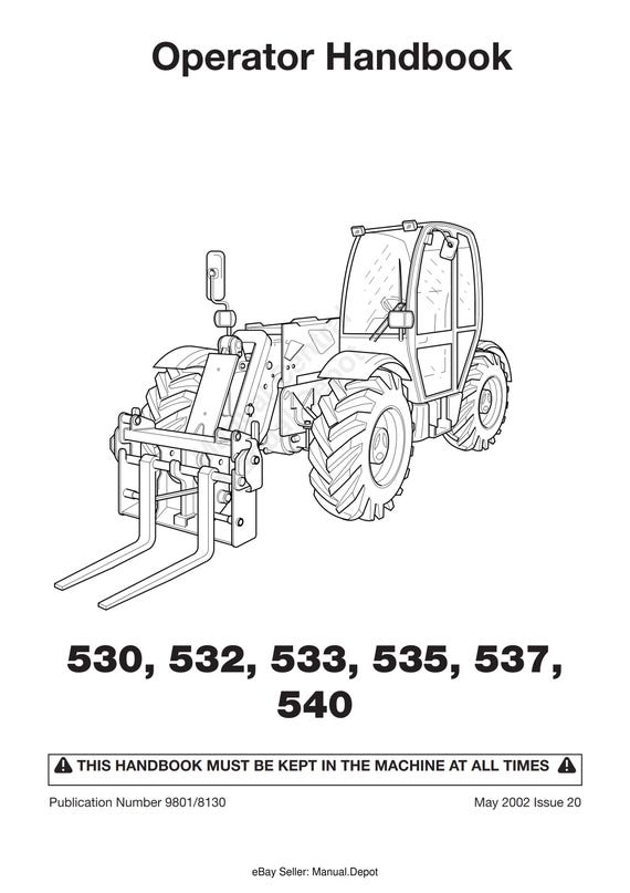 JCB 530 532 533 535 537 540 Operator Handbook