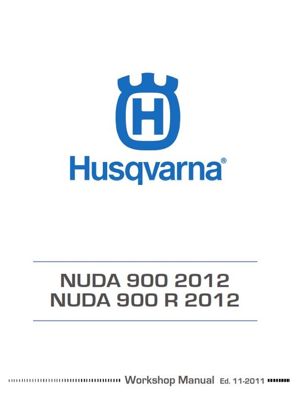 Husqvarna 2012 - NUDA 900 R - Service Workshop Repair Manual