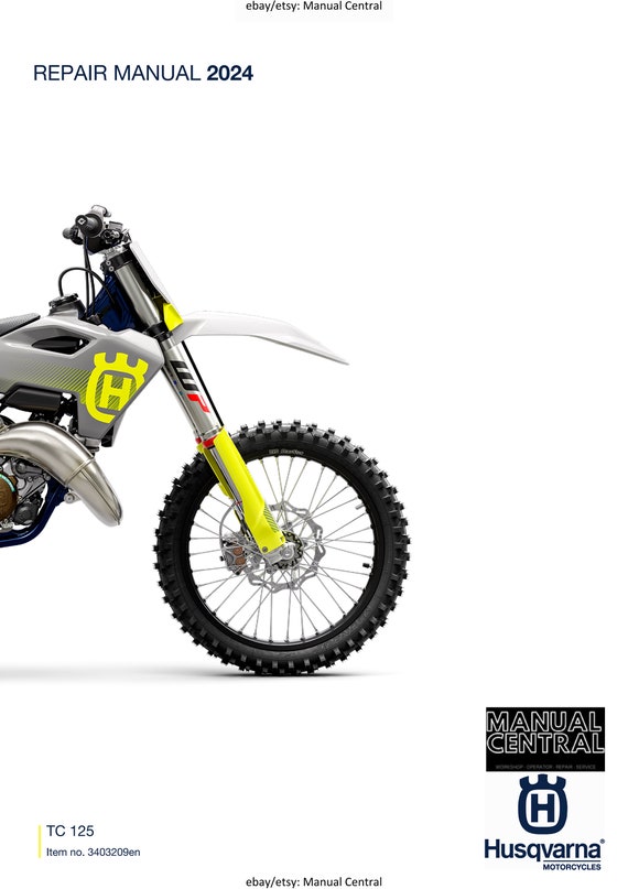 Husqvarna 2024 - TC 125 - Service Workshop Repair Manual