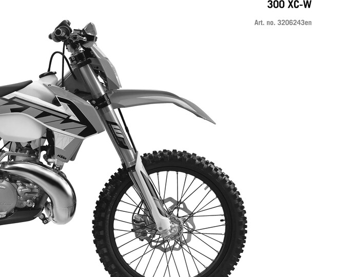KTM 2016 - 250 300 EXC XC-W Six Days - Service Workshop Repair Manual
