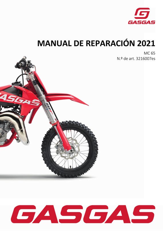 Spanish Language - Gasgas 2021 - MC 65 - Manual de Reparacion