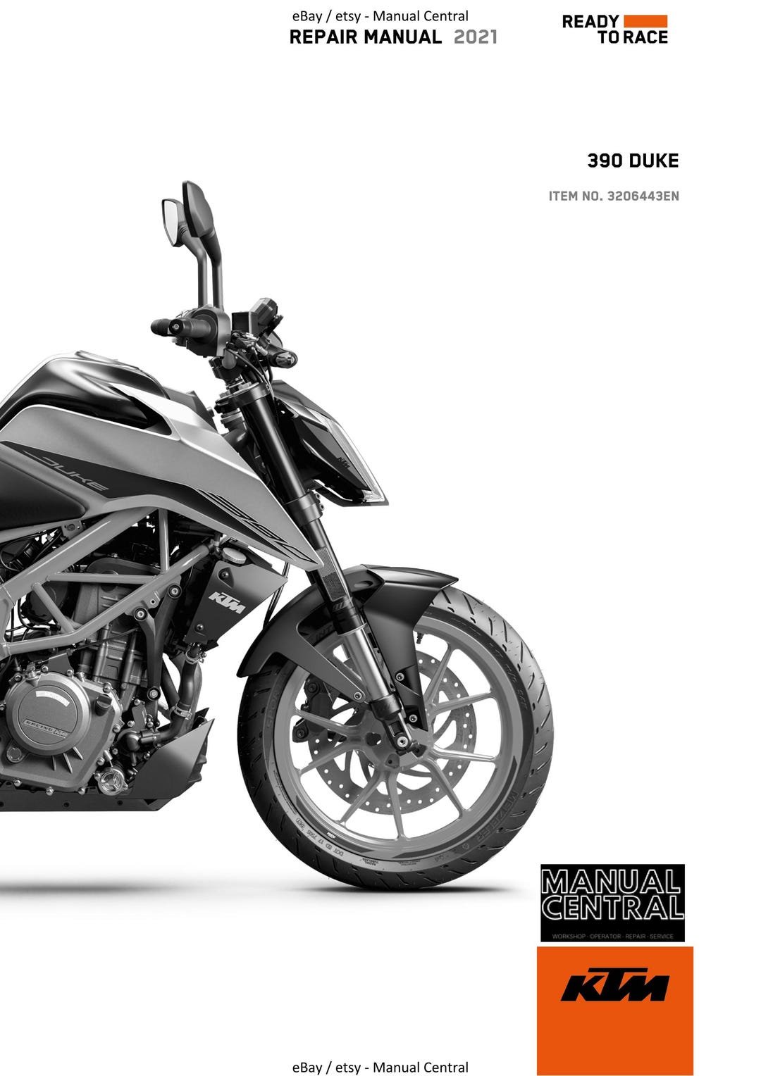 KTM 2021 - 390 Duke - Service Workshop Repair Manual - Etsy