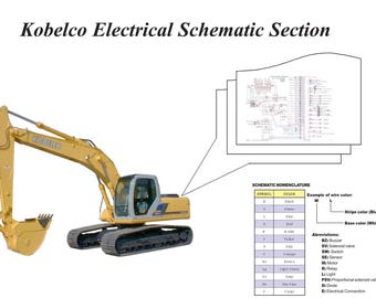 Kobelco - Schematic Wiring Diagrams - SK160 ED190 SK210 SK250 SK330 SK480