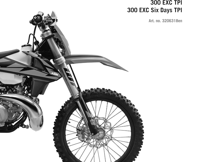 KTM 2018 - 250 300 Exc Six Days Xc-w Tpi - Service Workshop Repair Manual