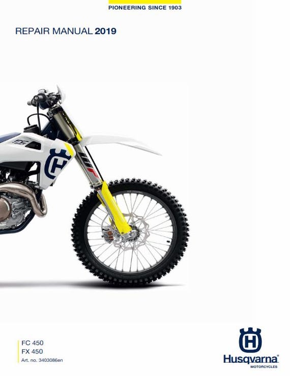 Husqvarna 2019 - FC FX 450 - Workshop Service Repair Manual