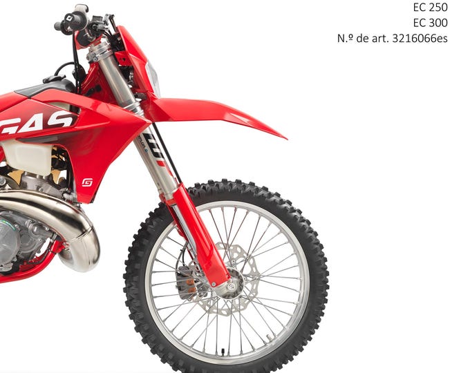 Spanish Language - Gasgas 2024 - EC 250 300 - Manual de Reparacion