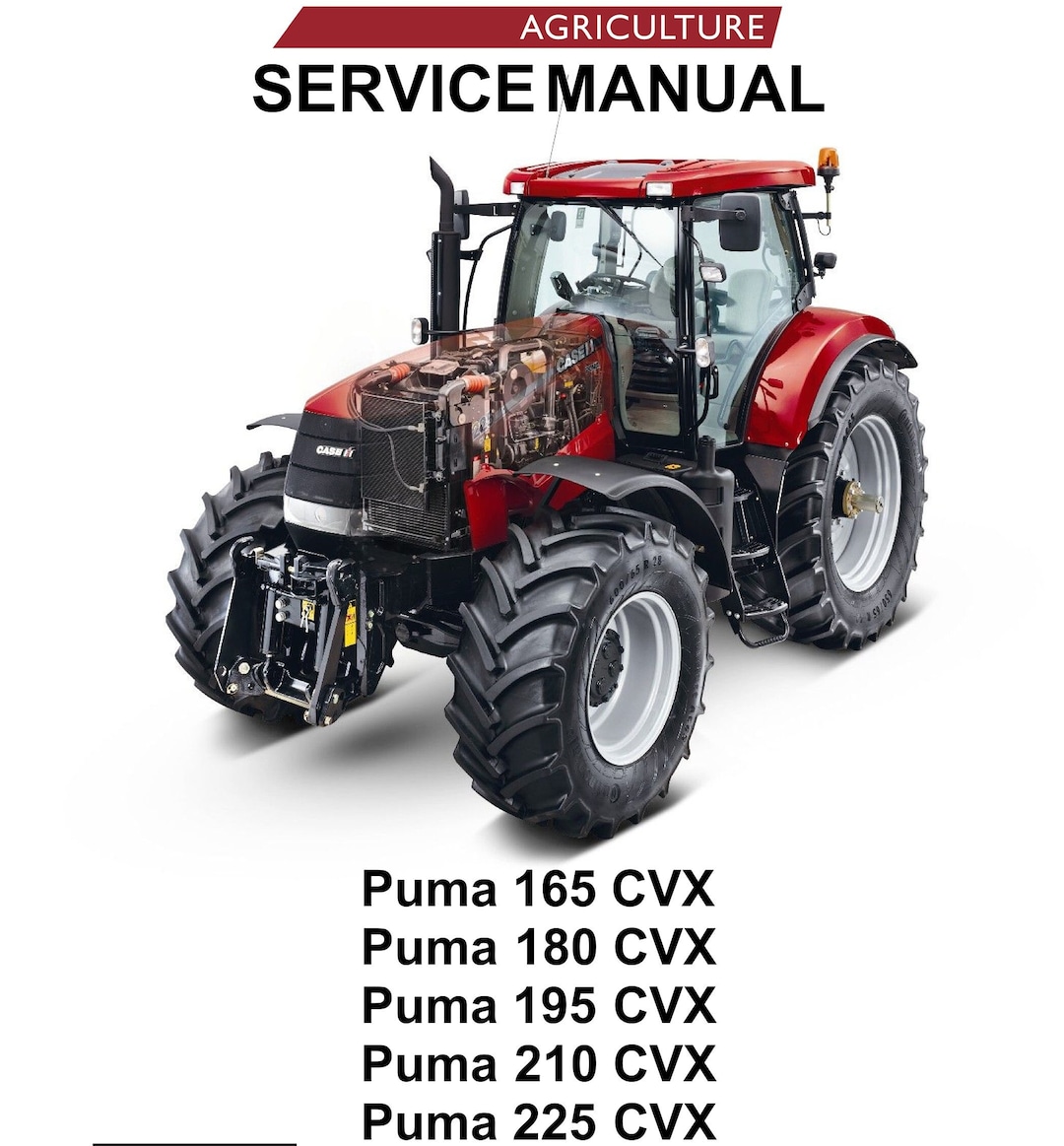 PDF Case Tractor Agriculture Puma 165 180 195 210 225 CVX