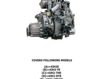Yanmar Engine Parts Catalogue -  4jh2e 4jh2-te 4jh2-the 4jh2-dte 4jh2-ute