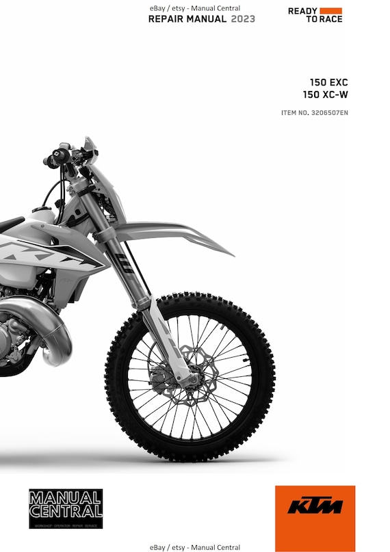 KTM 2023 - 150 Exc Xc-w - Service Workshop Repair Manual
