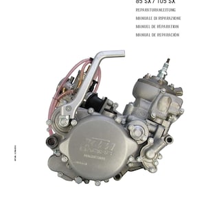 KTM 2004 to 2005 - 85 105 SX - Engine Service Workshop Repair Manual