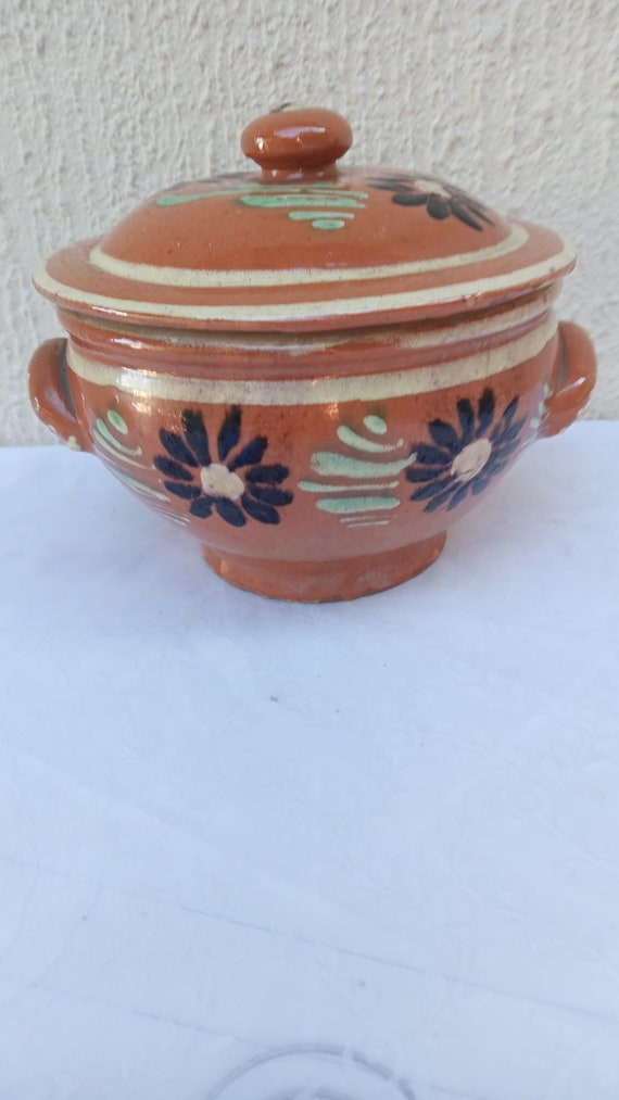 ヴィンテージ スフレンハイム テリーヌ：手彩入りアルザス陶器 - Etsy 日本