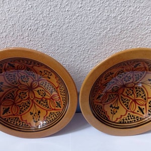Traditional Ceramic plate handmade  Original Plates for friend or family