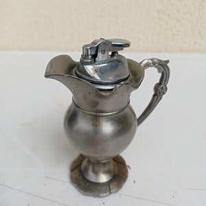 Vintage lighter vintage army design Elegant lighter table lighters-Vintage metal  table lighter-army detail-Antique table lighter