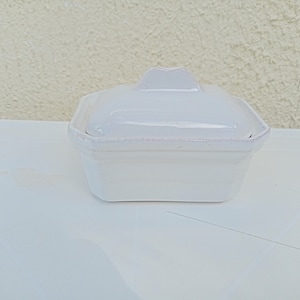 Antique French Terrine-Paté Tureen-Antique French Porcelain Casserole Dish