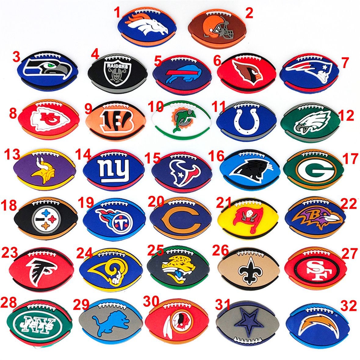 Rugby Team Crocs Charm Football Crocs Shoe Charms Team Croc Etsy UK