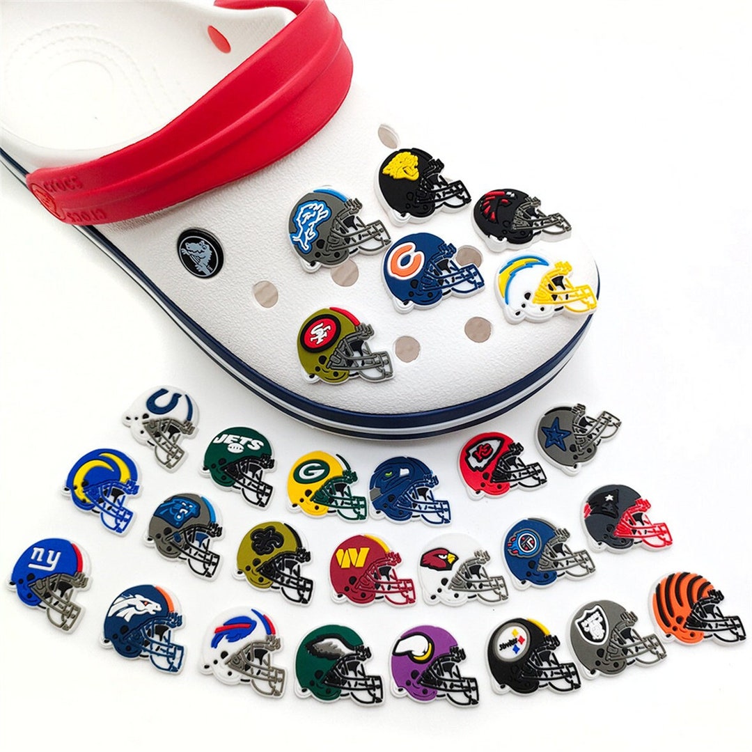 Rugby Team Helmet Crocs Charm Football Team Crocs Shoe Etsy Canada