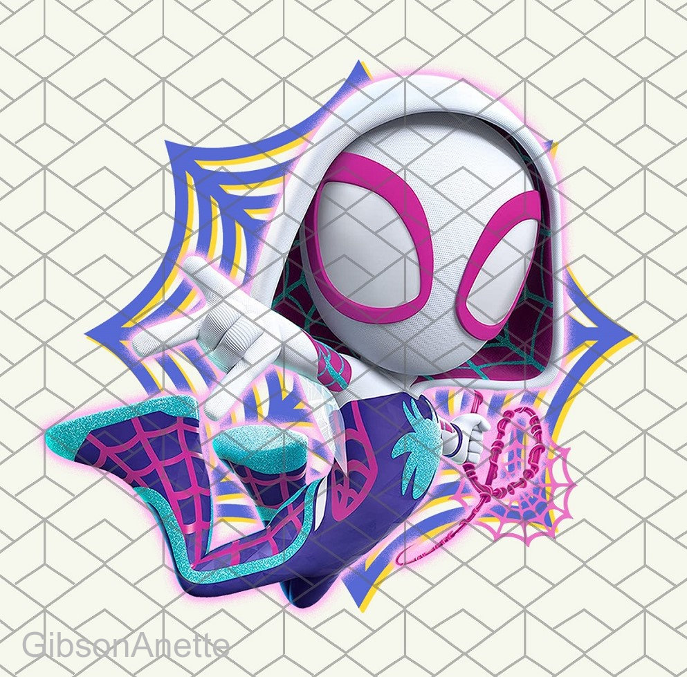 Ghost Spider Png Spidey and His Amazing Friends Png Birthday Etsy