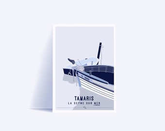 Póster decorativo Tamaris, La Seyne sur mer