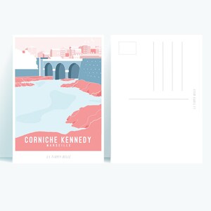 Postkarte Corniche Kennedy Marseille