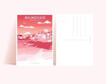 Postkarte Malmousque, Marseille