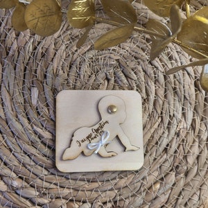 Annonce marraine veut tu être ma marraine carte souvenirs cadeau bois bebe