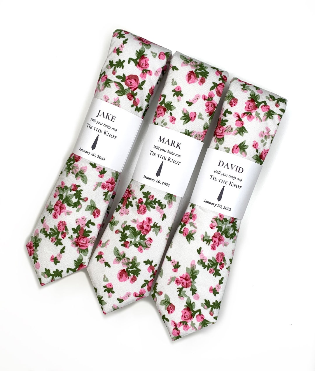 White Floral Tie Ivory Sage Blush Burgundy Floral Tie Etsy