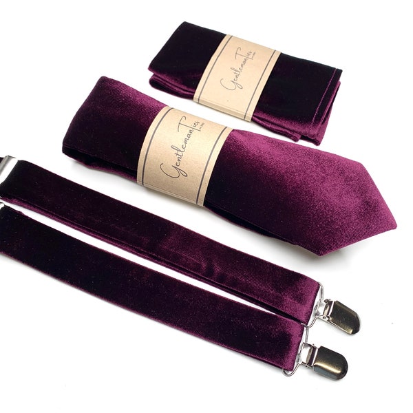 sparkly purple tie