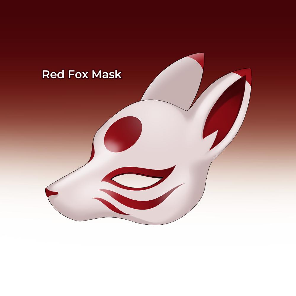 Fox Mask Animation Vtuber Assets | Fox Mask - Etsy