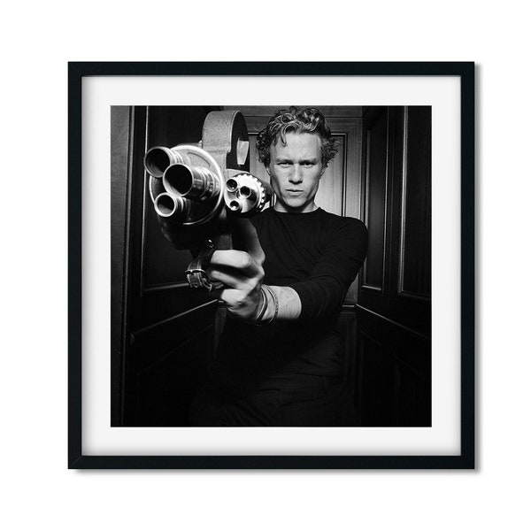 Heath Ledger Print, The Dark Knight Black and White Wall Art, Hollywood  Movie Actor, Movie Print, Wall Art Poster, American Actor Photo
