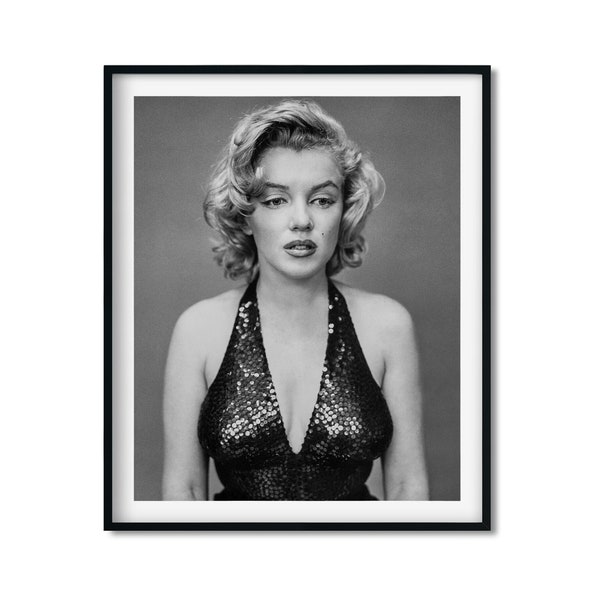 Marilyn Monroe Iconic Photo by Richard Avedon, Feminist Photo Black and White Poster, Photography Prints, Movie Poster, Feminist Photo Print