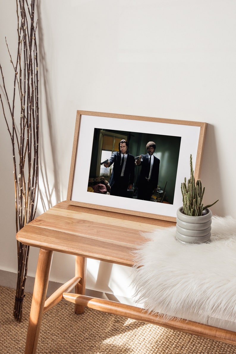 Pulp Fiction Apartment Scene Print, Pulp Fiction Poster, Movie Poster