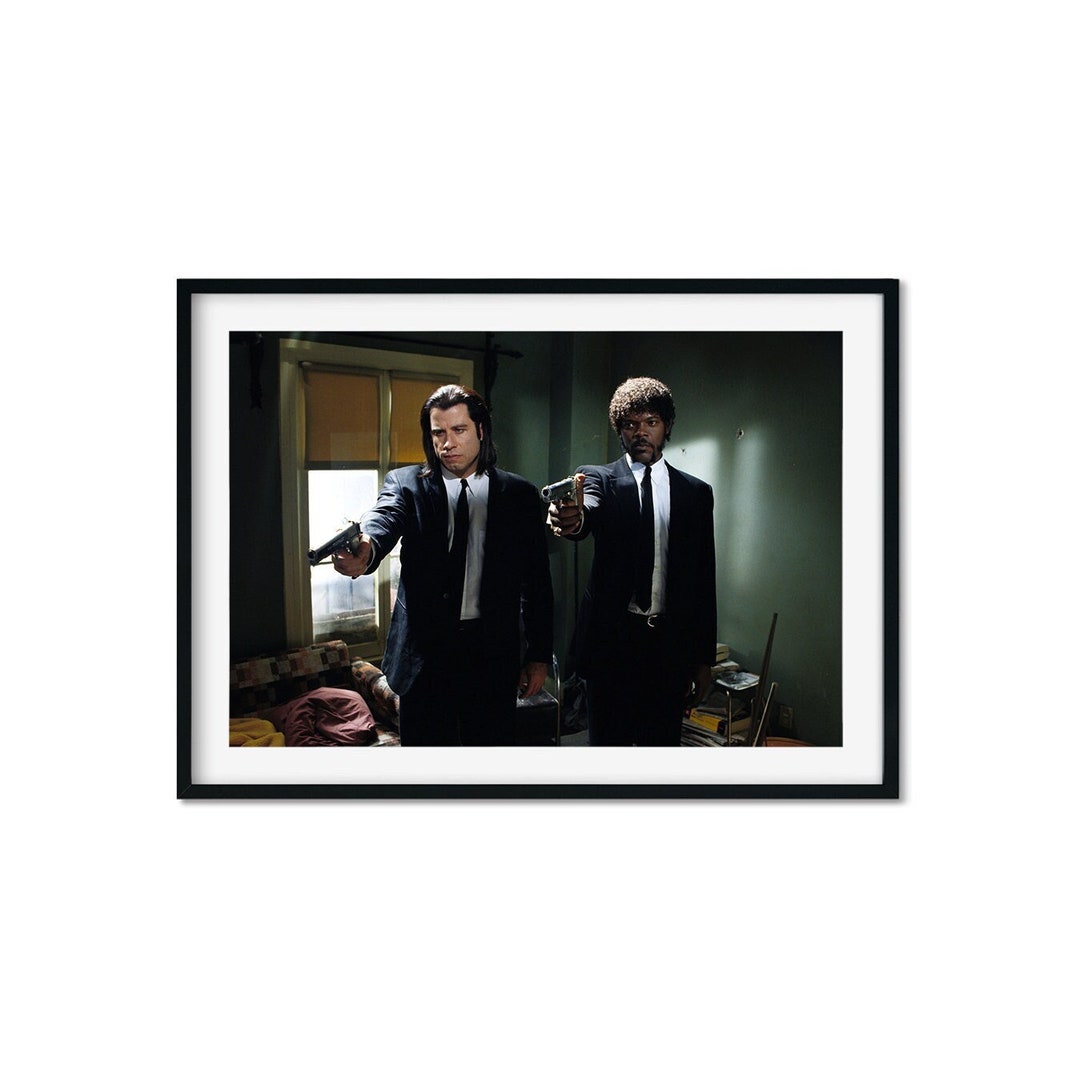 Pulp Fiction Apartment Scene Print, Pulp Fiction Poster, Movie Poster
