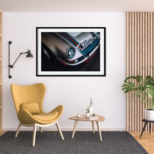 Porsche 911 Martini Color Print, Classic Porsche Poster, Fine Art Photography, Wall Decor, Photo Prints, Car Lovers Gift Print image 8